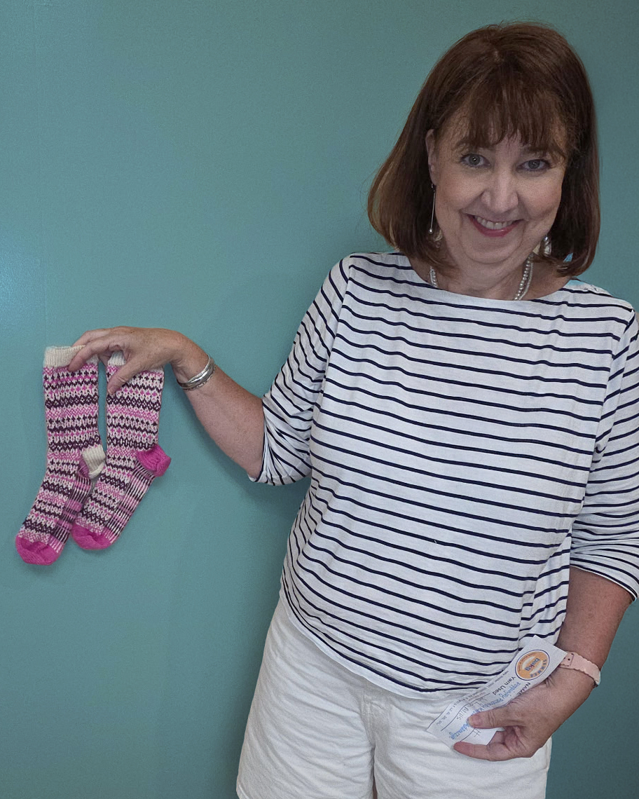 Popinjay Socks, designed by Karolina Adamczyk, Junction Fiber Mill Yarns