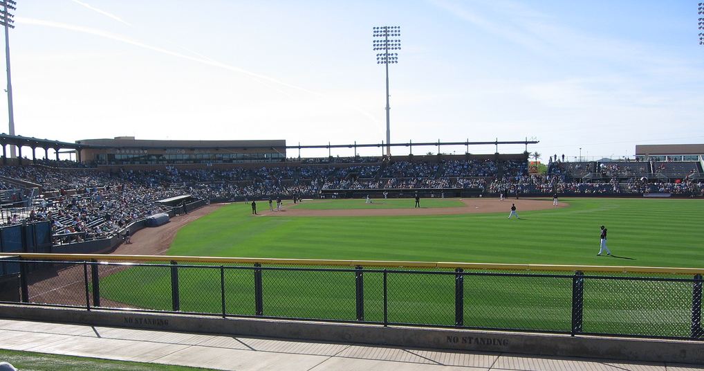 It is also the winter home of the seattle mariners and the san diego . Peoria Stadium Spring Training Ballpark Of The San Diego Padres And Seattle Mariners
