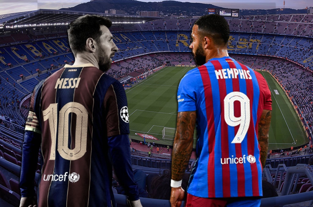 pics Memphis Depay Rückennummer Barca barcawelt