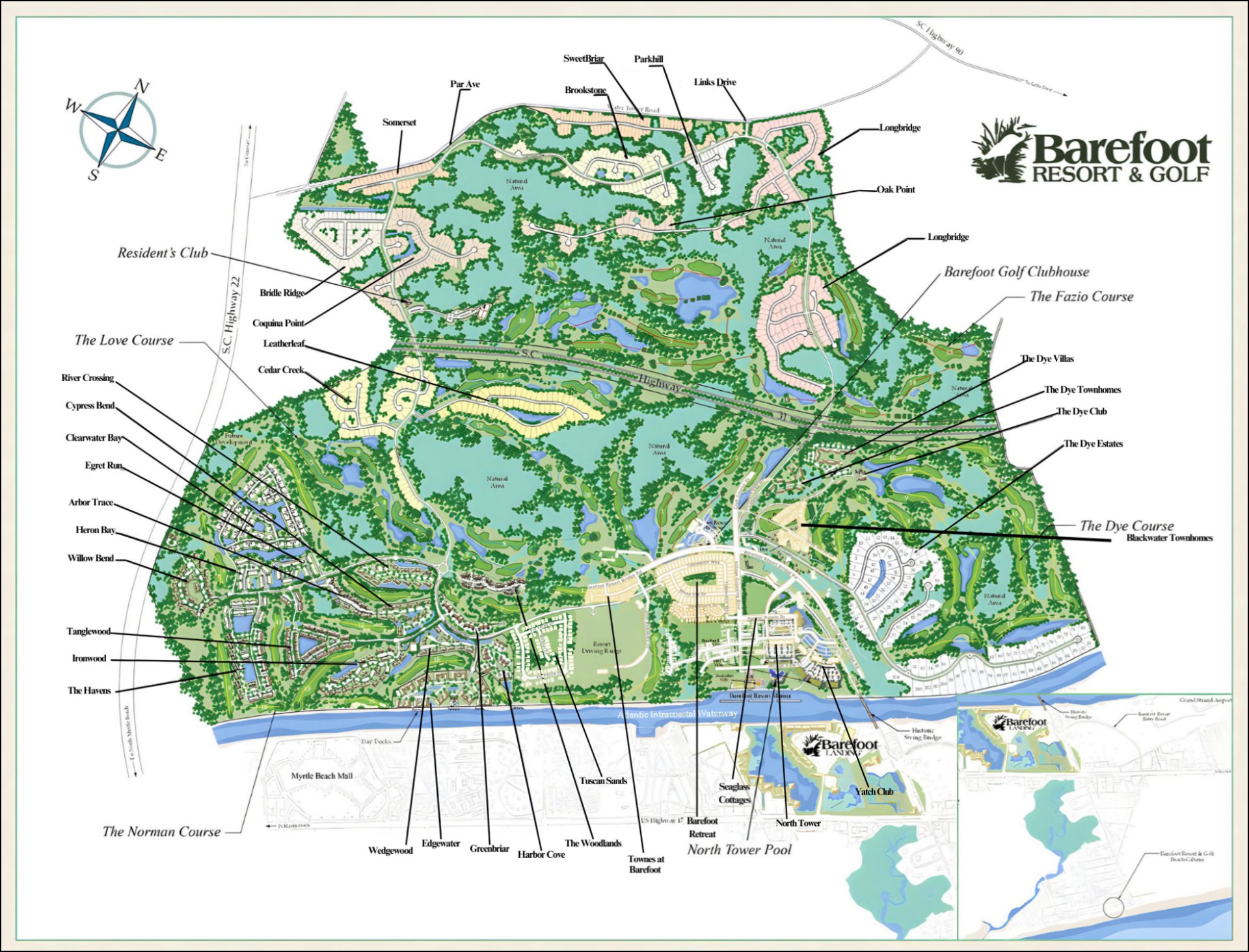 Resort Map Barefoot Resort 2025 Barefoot Map 