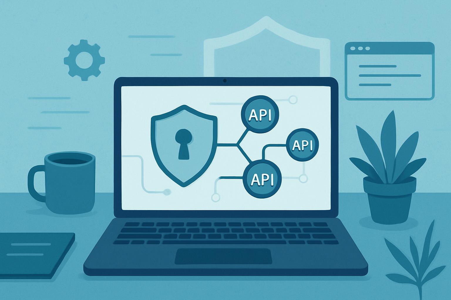 WordPress REST API 應用程式密碼與只讀安全稽核示意圖