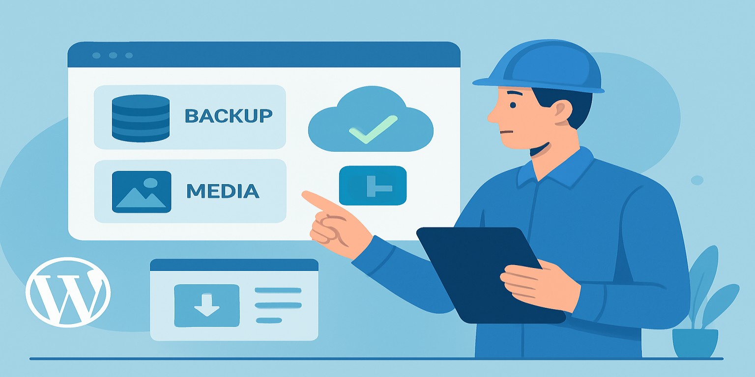 WordPress 維護者檢查 UpdraftPlus 備份日誌、雲端檔案與測試環境還原流程