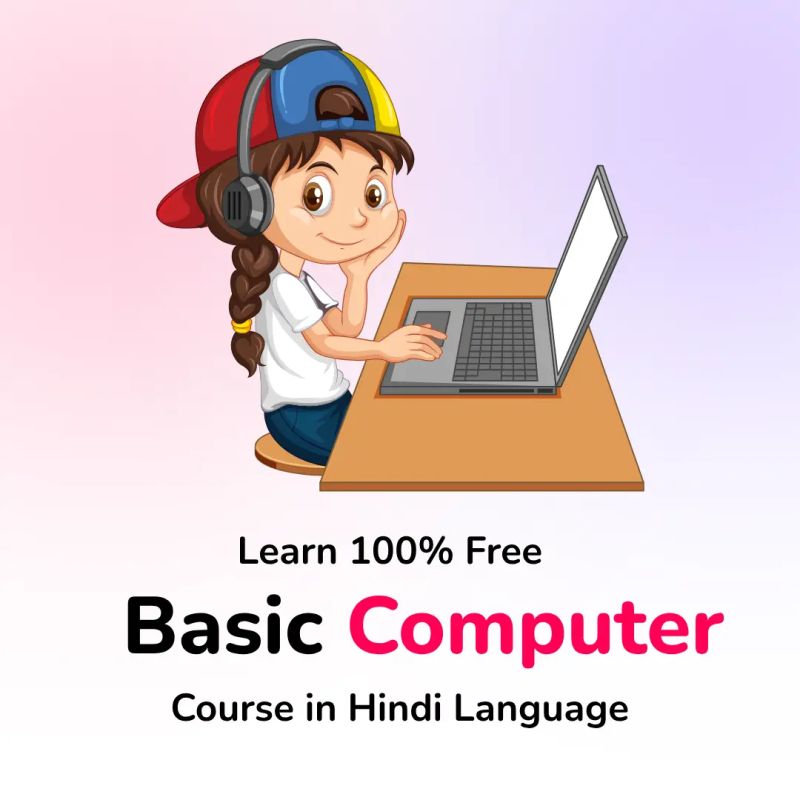 Free Basic Computer Course With Certificate 2022 Free Basic Computer - Perfect Minimal Design - High Resolution
