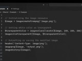 Basic Example Of Php Function Imagecreatefrompng