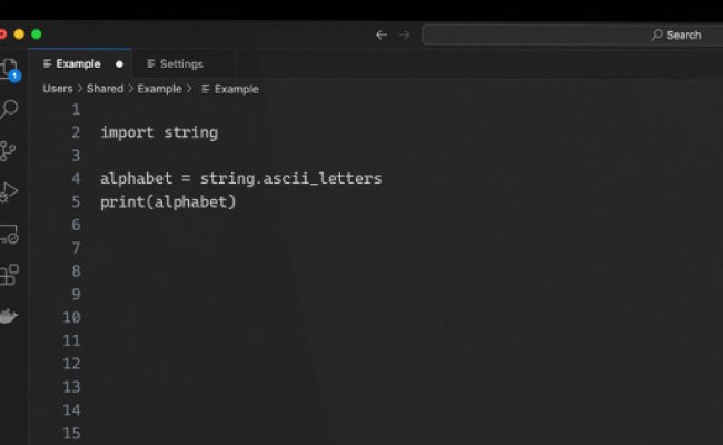 Basic Example Of String.ascii_lowercase In Python