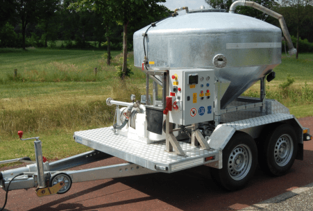 Silo aanhangwagen