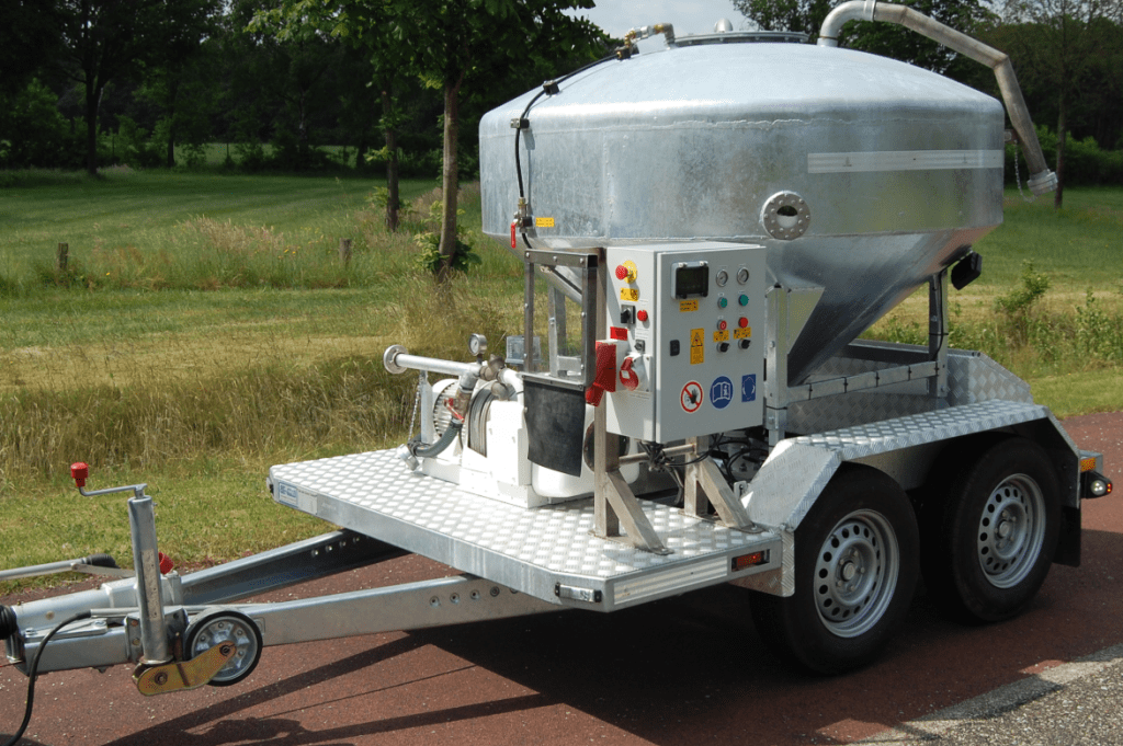 Silo Machinebouw silo aanhangwagen