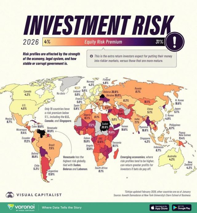 THE 2026 WORLD RISK MAP What Damodaran S Equity Risk Premiums Mean For Image 2 640x690 