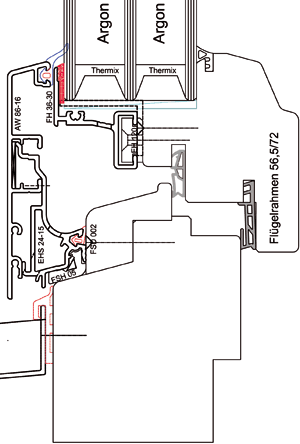 Detailzeichnungen Holz Alufenster Duoline 88 Fensterblick De