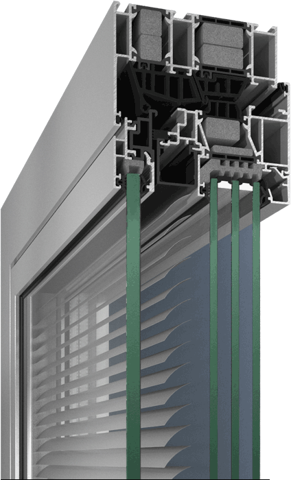 Fenster Mit Eingebauter Jalousie