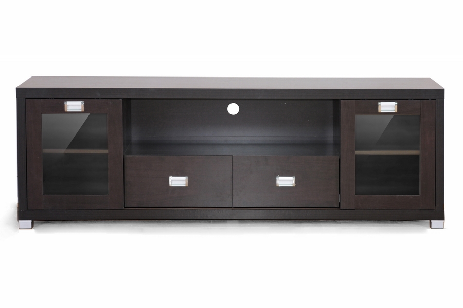 Baxton Studio Gosford Brown Wood Modern Tv Stand Affordable Modern Design Baxton Studio