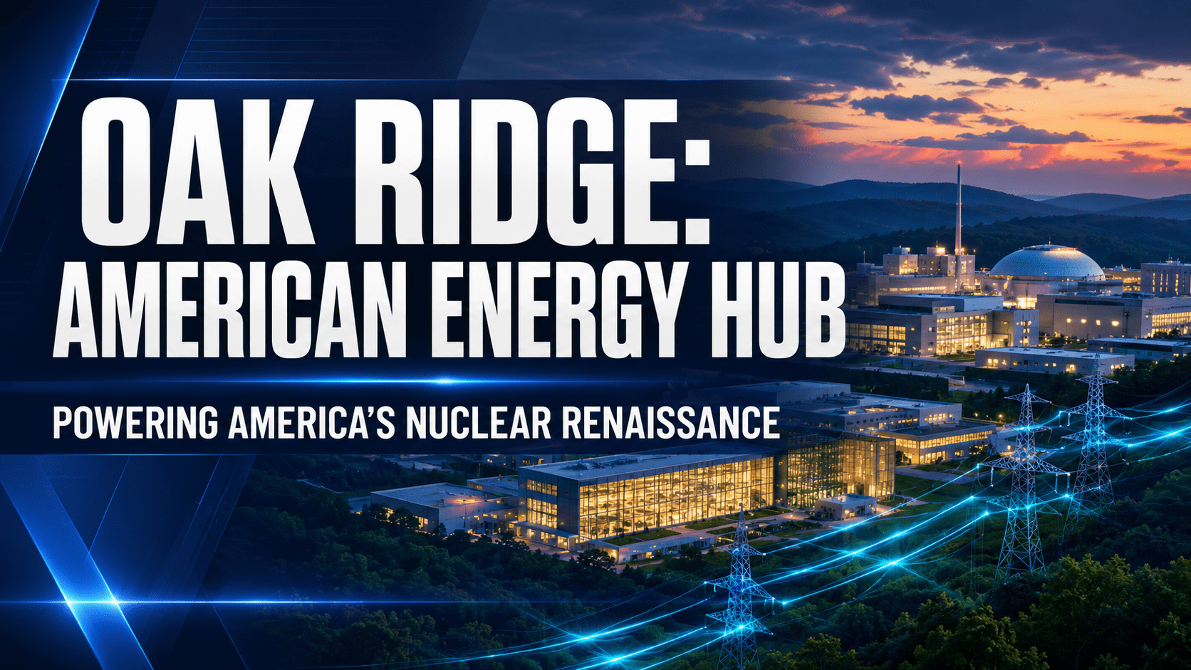 Oak Ridge Emerging as Major Hub for Nuclear Energy Investment and Development