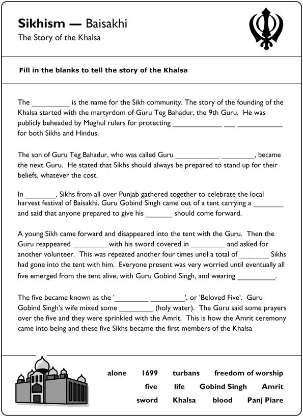 bbc schools religion worksheet