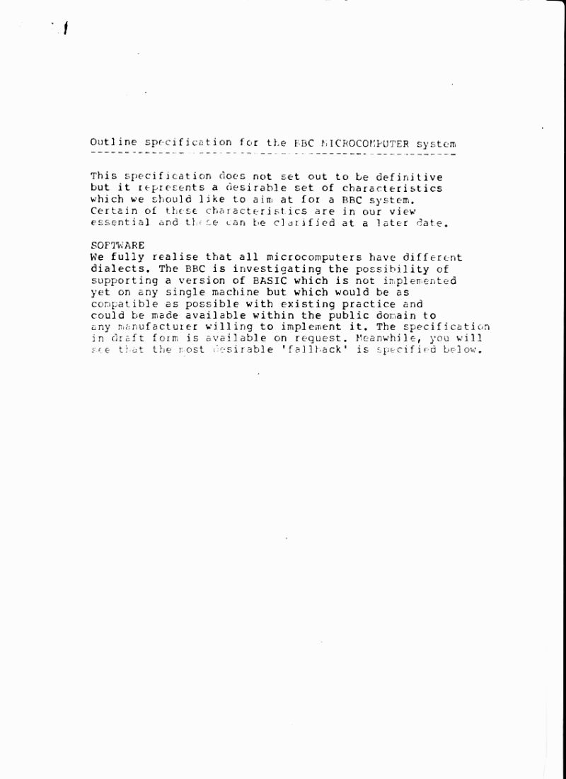 R T Russell Bbc Micro Specification - Nature Design Collection - Full HD Quality