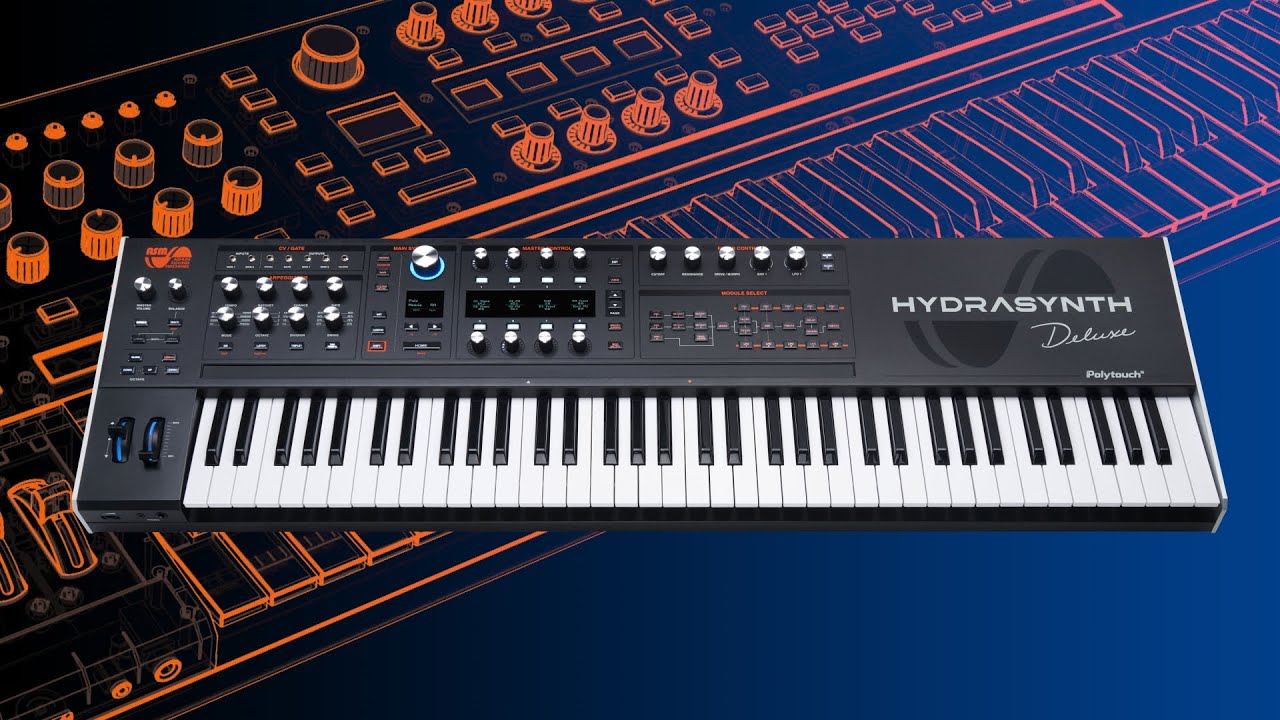 ASM Announces Hydrasynth Deluxe and Hydrasynth Explorer keyboard