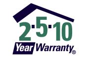 How to use the 2-5-10 year home warranty insurance logo