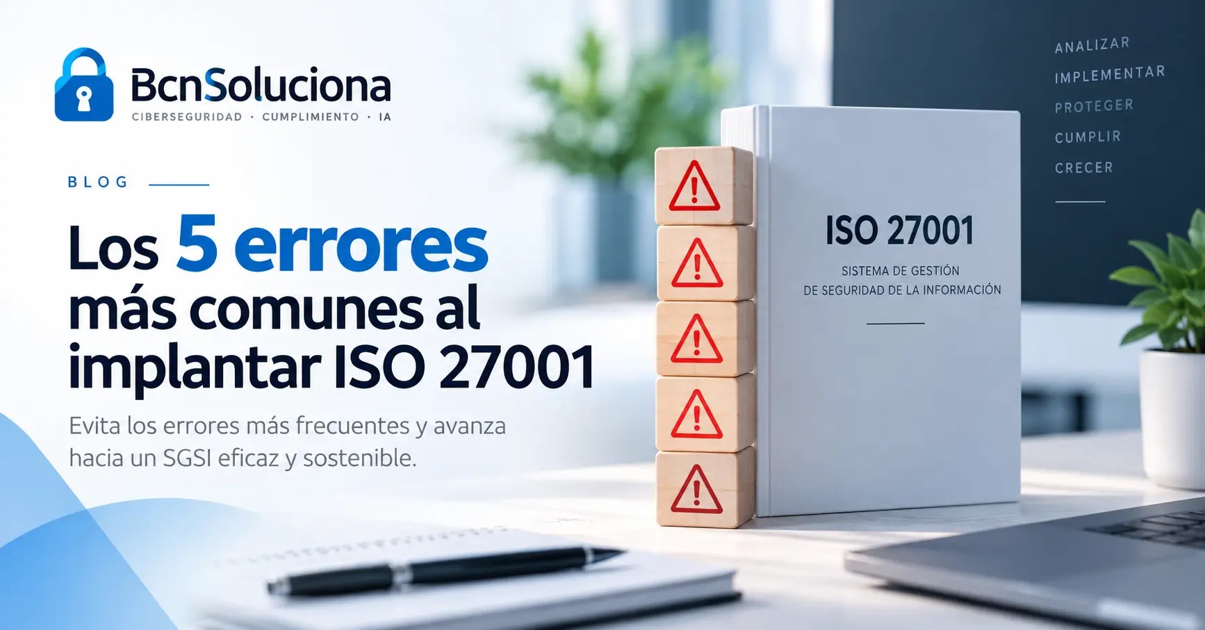 5 errores más comunes al implantar ISO 27001