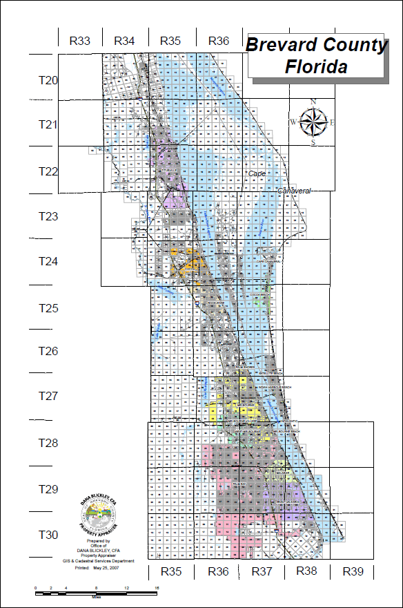 BCPAO Maps Data Map PLSS Grid 