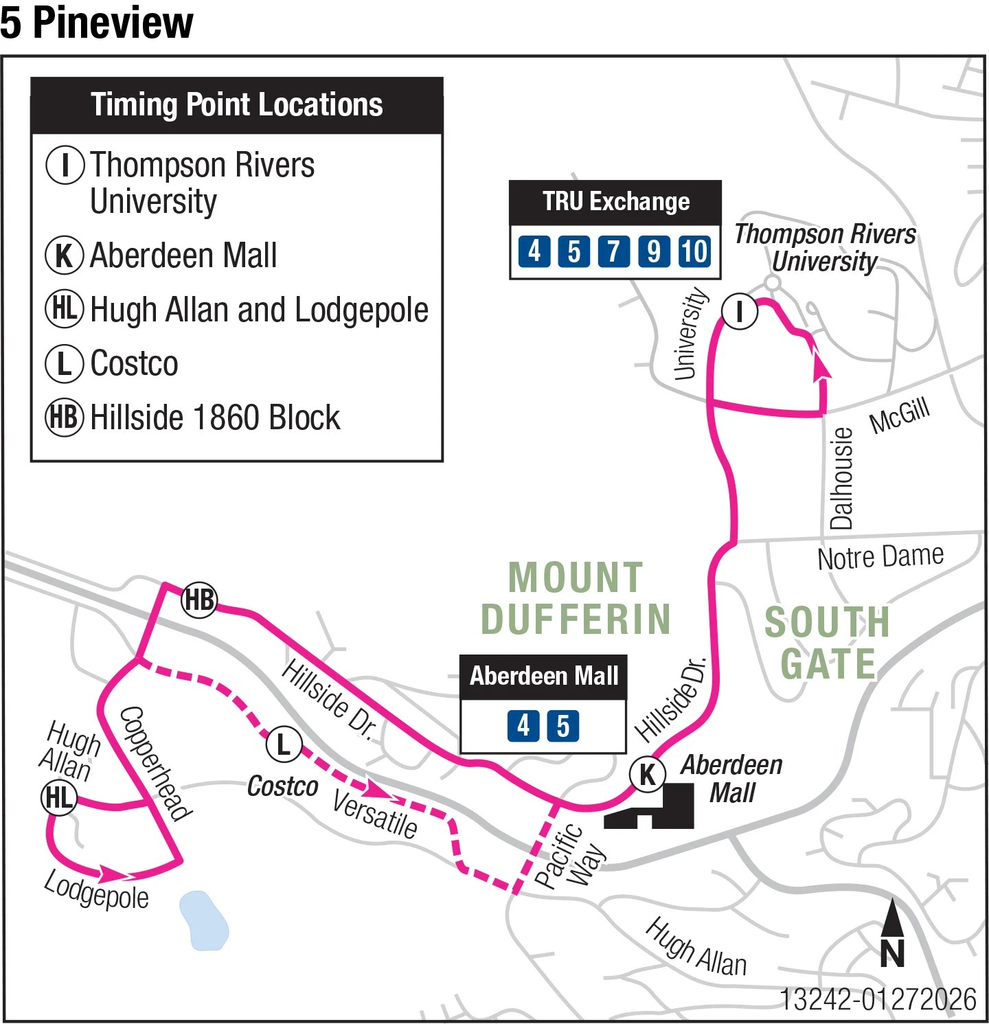 Route Overview Kam Map.