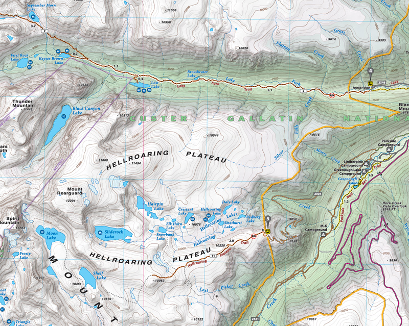 Beartooth Mountains Top Of The World Beartooth Plateau Montana Beartooth Mtns Detail 800px 