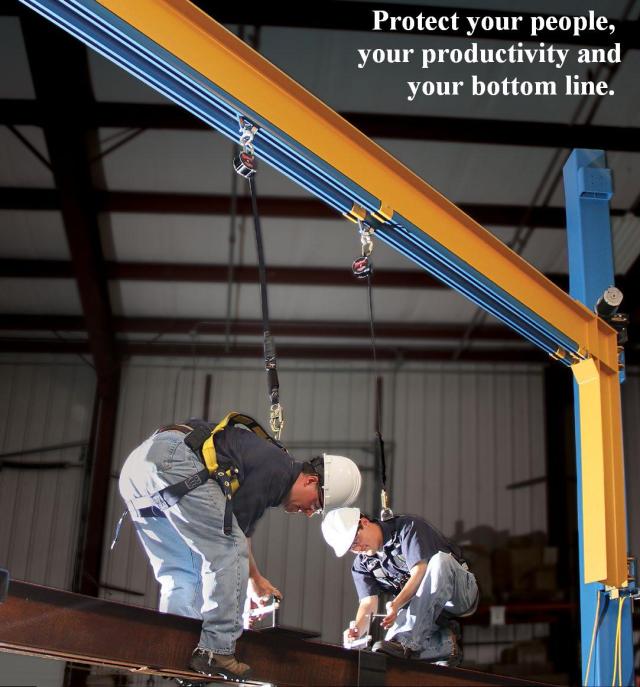 Gorbel Tether Track OSHA Approved Fall Protection