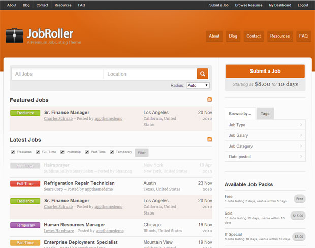 Looking for robust, customizable and easy to use wordpress job board plugin? 6 Best Job Board Job Posting Wordpress Themes For 2014