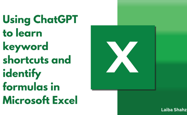 How You Use ChatGPT To Improve Your Microsoft Excel Skills