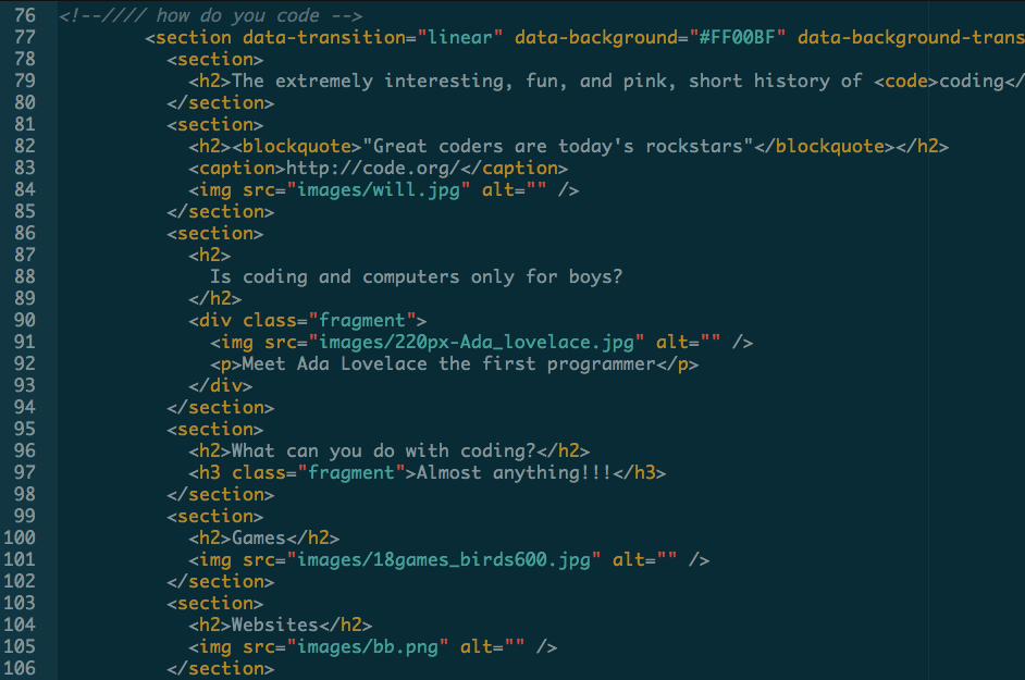 S and t coding