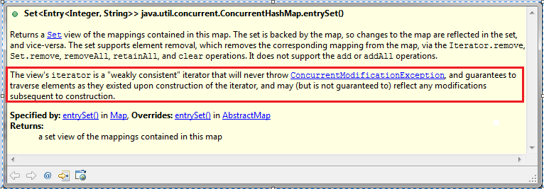 Java 5 - ConcurrentHashMap class with example - BenchResources.Net