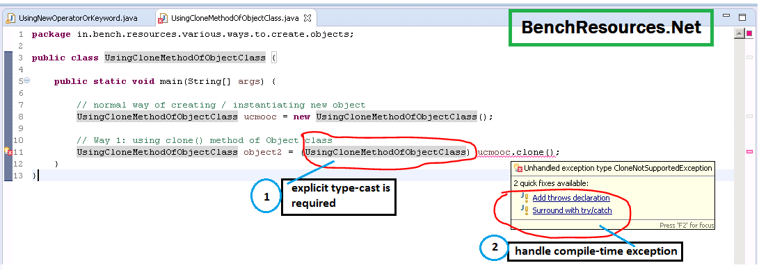 Java 4 Ways To Create An Object Benchresources Net Java 4 Ways To Create An Object Benchresources Net