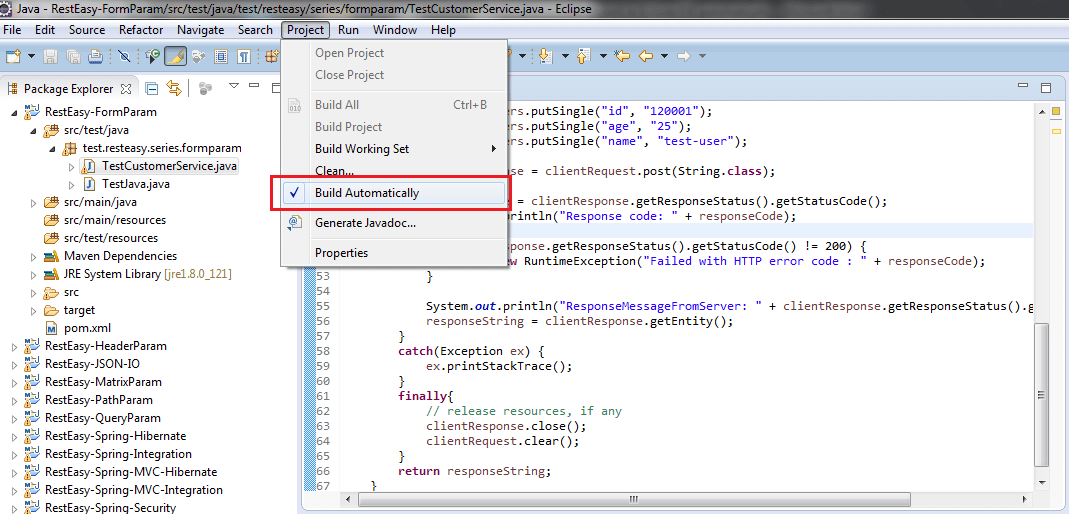 Eclipse IDE - How to build Java project automatically ...
