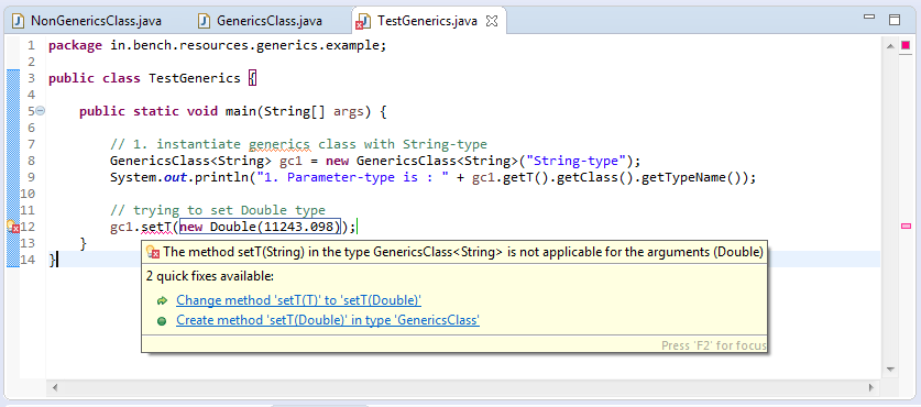 Java 5 - Generics classes - BenchResources.Net
