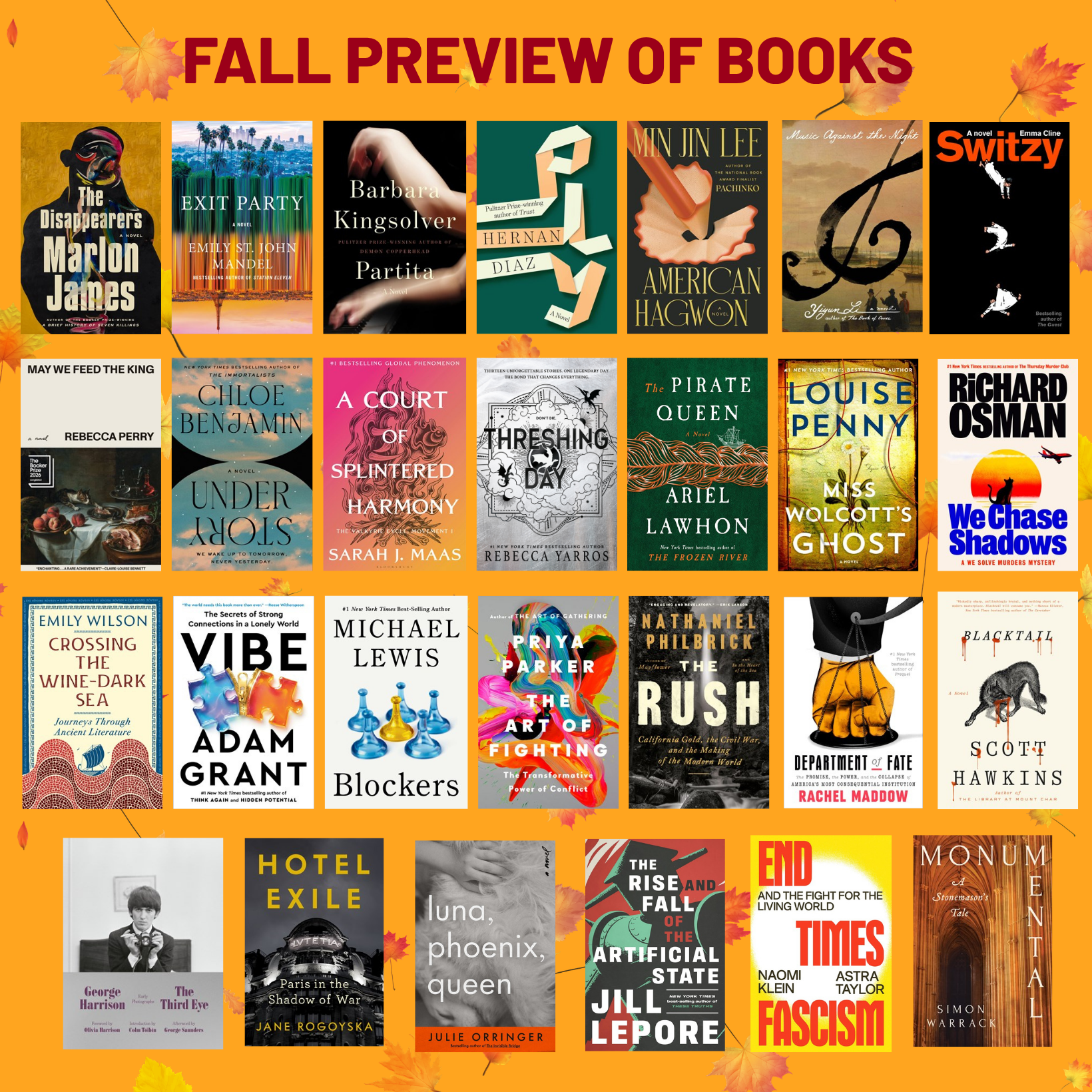 An Essential Guide to Fall Books