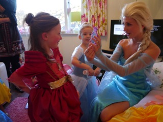 Princess Elsa appearance at Frozen Party