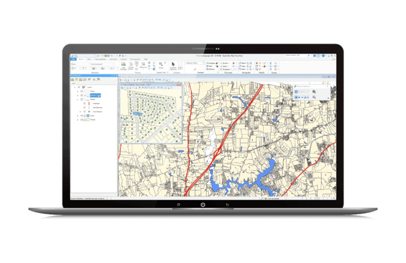 Opencities Map Geospatial Software Bentley Systems - Download High Quality Colorful Texture | Ultra HD