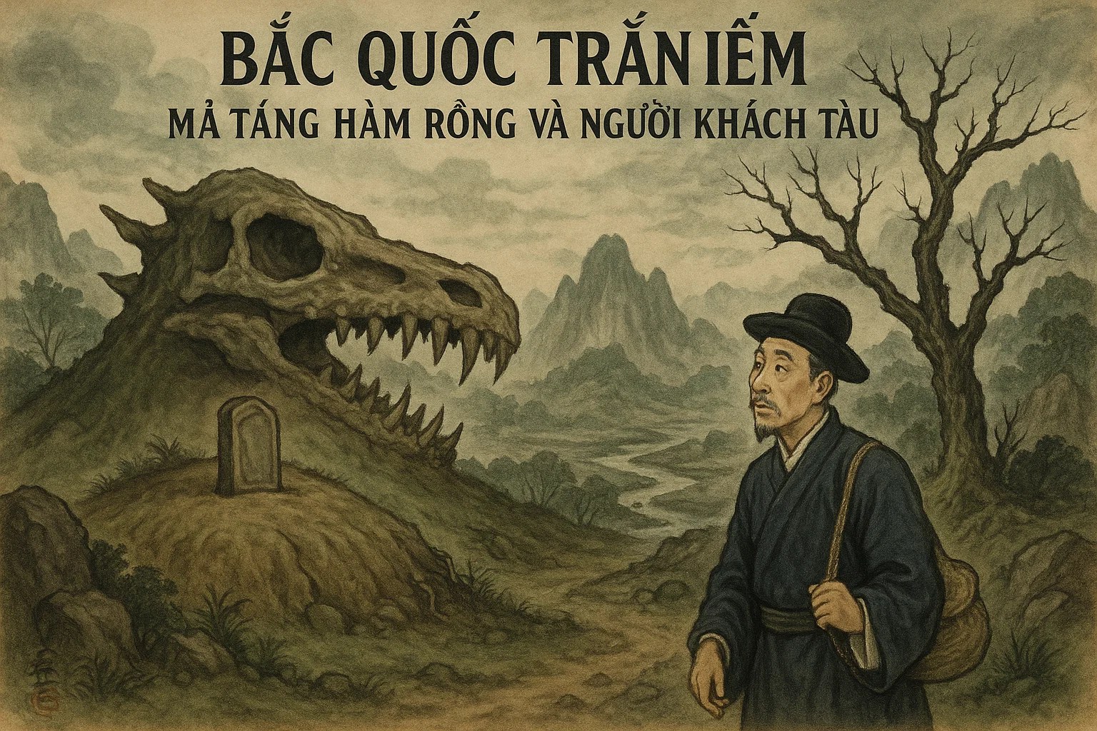 Bắc Quốc trấn yểm: Mả Táng Hàm Rồng và người khách Tàu