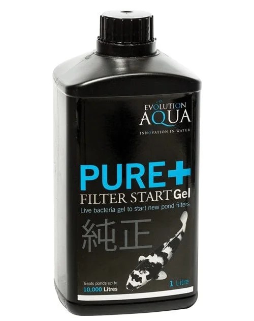 Evolution Aqua Pure+ Pond Filter Starter Gel 1L - Treats up to 10,000L