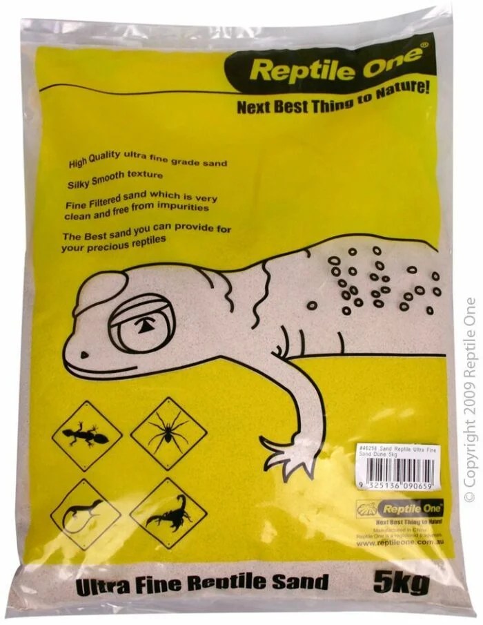 Reptile One Ultra Fine Sand Dune Sand Reptile 5Kg