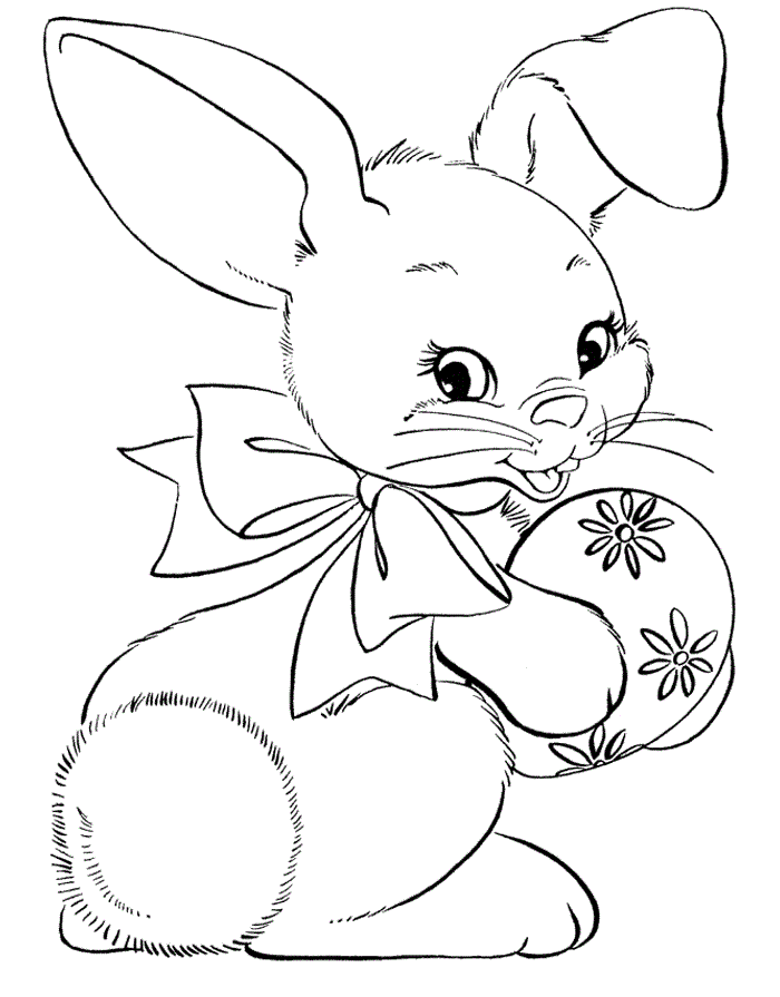 free printable rabbit coloring pages for kids