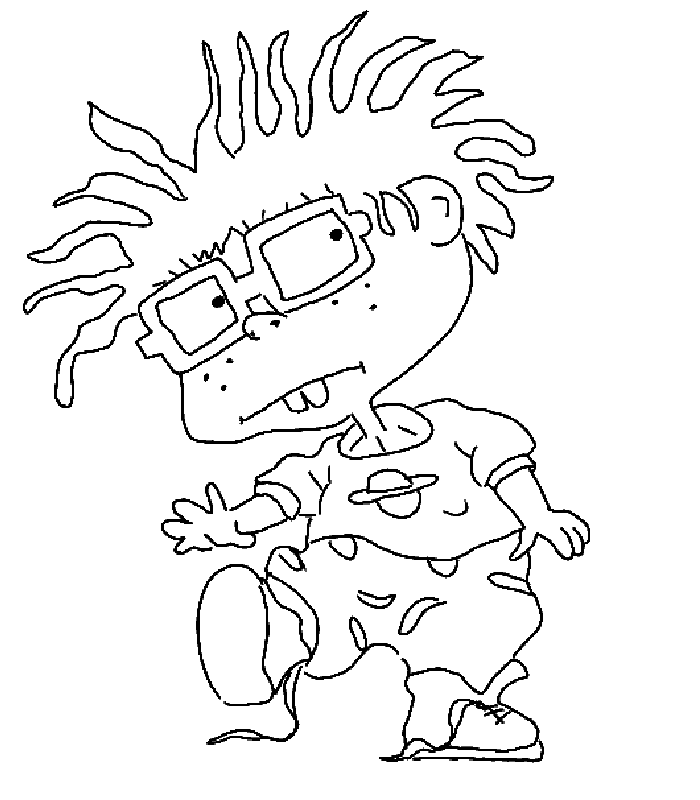 Free printable rugrats coloring pages for kids