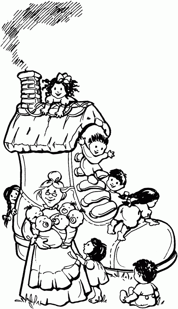 free printable nursery rhymes coloring pages for kids