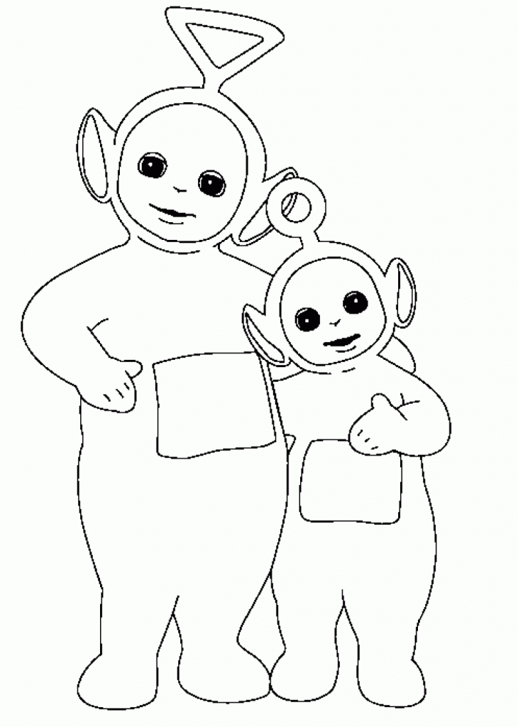 free printable teletubbies coloring pages for kids
