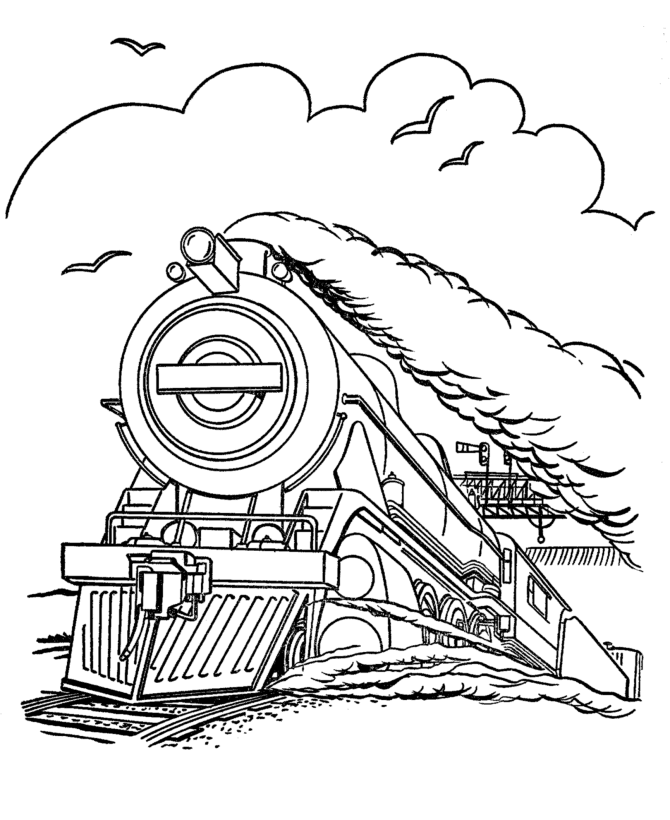 Polar express coloring pages