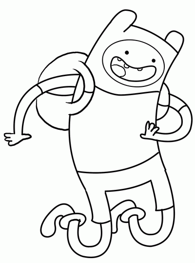 Adventure time coloring pages