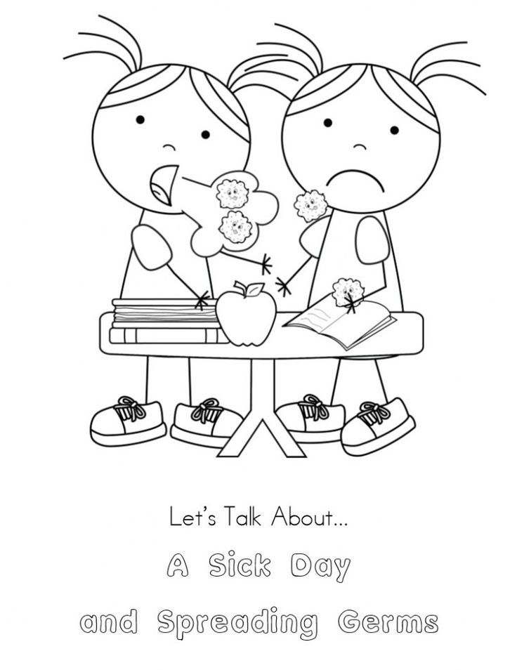 Germs coloring pages