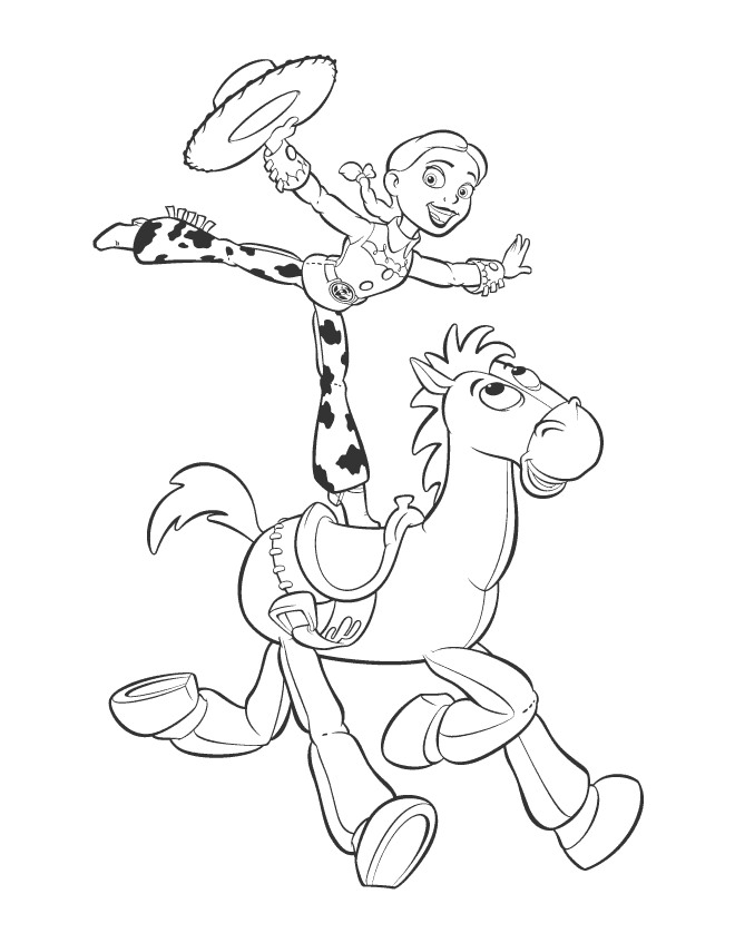 jessie toy story coloring pages best coloring pages for kids