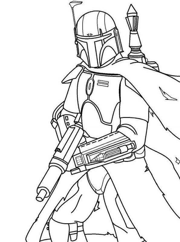 mandalorian coloring pages best coloring pages for kids