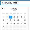 Pickadate Js Responsive Jquery Date Picker - Download Elegant Dark Design | Full HD