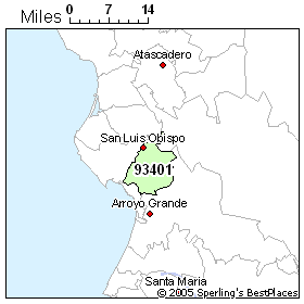 San Luis Obispo County Zip Code Map Your Ultimate Guide 93401 