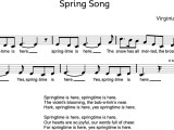 Spring Song Beth S Notes Songs Resources
